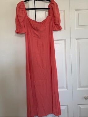 chinese dress ladies Emilia Eyelet V-Neck Tiered Midi Dress